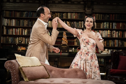Chris Hahn and Alexandra Socha in André De Shields Is Tartuffe