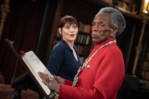 Hannah Beck and André De Shields in André De Shields Is Tartuffe